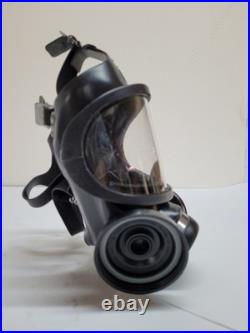 MSA 7-204-1 M4C3 Ultra-Twin Full Face Respirator Gas Mask withP100 Filters Medium