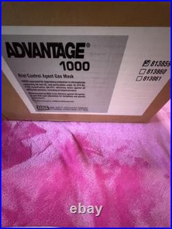 MSA Advantage 1000 Full Face Gas Mask/Respirator Kit, Universal Size