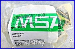 MSA Advantage 1000 NBC/Riot Control Gas Mask Size Medium Open Box Unused 805408