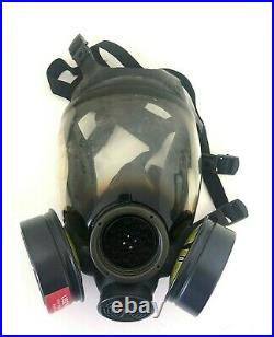 MSA Advantage 1000 Riot Control Full Face Respirator Gas Mask Large Millennium