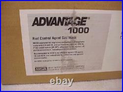 MSA Advantage 1000 Roit Control Agent Gas Mask Medium New-old stock 813859