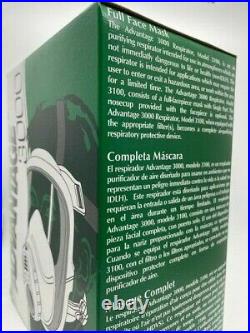 MSA Advantage 3000 Gas Mask Respirator 40mm Model 3111 P/N 10031343 NIB (SMALL)