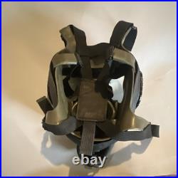 MSA C1 Full Face Respirator Gas Mask with Dual Lenses & Head Harness