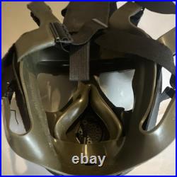 MSA C1 Full Face Respirator Gas Mask with Dual Lenses & Head Harness