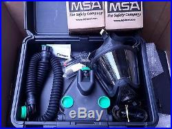 MSA C420 Responder PAPR withUltra Elite CBRN Gas Mask, NBC Filters & Case NEW