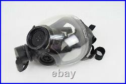 MSA CBRN Clear Lens Riot Control Gas Mask Medium Respirator with Lens