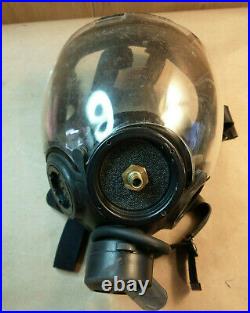 MSA CBRN Gas Mask Millennium, Fits 40mm Filter, Size LARGE Fast Shipping