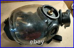 MSA CBRN Gas Mask Millennium, Fits 40mm Filter, Size LARGE Fast Shipping