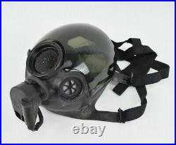 MSA CBRN Riot Control Gas Mask Medium Respirator 5073 with Tinted Lens Cover
