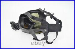 MSA CBRN Riot Control Gas Mask Medium Respirator 5073 with Tinted Lens Cover