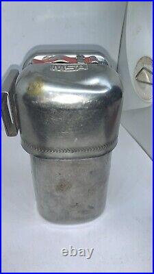 MSA Carbon Dioxode W65 Self Rescuer Respirator in Stainless Steel Case NOS