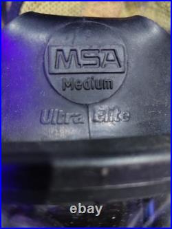 MSA Elite Full Face Mask Respirators Medium Mixed ESP II Voice Amplifier LOT 16x