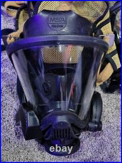 MSA Elite Full Face Mask Respirators Medium Mixed ESP II Voice Amplifier LOT 16x