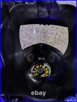 MSA Elite Full Face Mask Respirators Medium Mixed ESP II Voice Amplifier LOT 16x