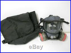 MSA Full Face Air Purifying Respirator Gas Mask Nuclear Vapor Haz Mat Sz. Small
