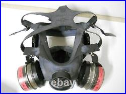 MSA Full Face Air Purifying Respirator Gas Mask Nuclear Vapor Haz Mat Sz. Small