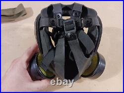 MSA Full Face Gas Mask Size Small Respirator Riot Controll USED