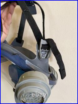 MSA Full Face Respirator Gas Mask, Medium Size Pack of 2