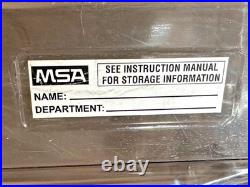 MSA Full Face Respirator Gas Mask PPE Safety Mask with Storage Case