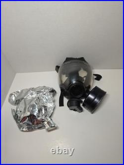 MSA Gas Mask Medium Size US CBRN Riot Control Respirator + 3M Filter Prepper