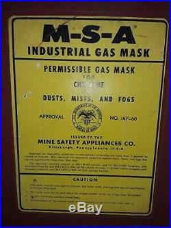 MSA Industrial Gas Mask (chlorine, dusts, mists, fogs) Mine Safety Appliances Co