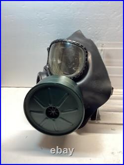 MSA M2C2 Full Face Gas Mask WithCanister Respirator Riot Control New Open Box