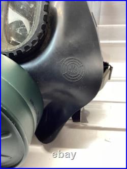 MSA M2C2 Full Face Gas Mask WithCanister Respirator Riot Control New Open Box