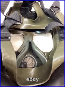 MSA M2C2 Full Face Gas Mask WithCanister Respirator Riot Control New Open Box