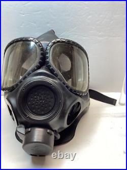 MSA M2C2 Full Face Gas Mask WithCanister Respirator Riot Control New Open Box