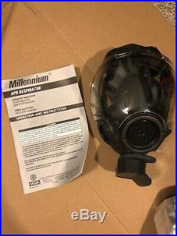 MSA MILLENNIUM CBRN GAS MASK Size US Med #10051287 mask only