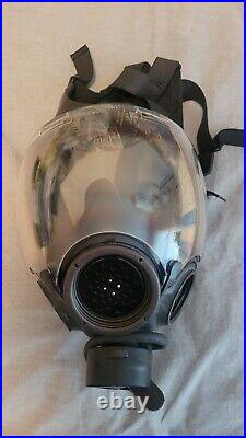 MSA Millenium Gas Mask Size US LARGE WithExternal Face Shield 10000002350 WithBAG