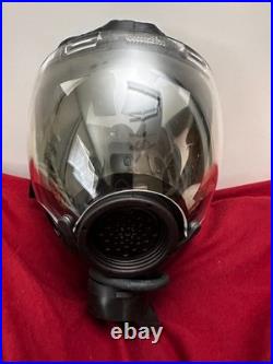 MSA Millennium 40mm MEDIUM Full Face Gas Mask WithClear Lens Outsert