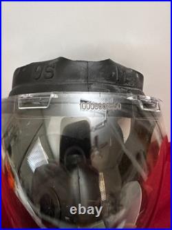 MSA Millennium 40mm MEDIUM Full Face Gas Mask WithClear Lens Outsert