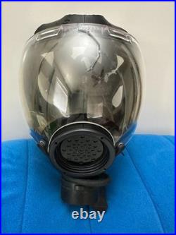 MSA Millennium 40mm SMALL Full Face Gas Mask WithClear Lens Outsert
