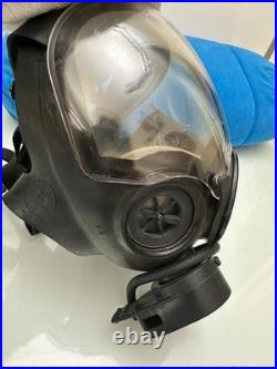 MSA Millennium 40mm SMALL Full Face Gas Mask WithClear Lens Outsert