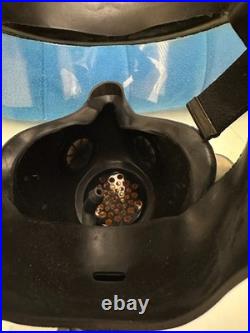 MSA Millennium 40mm SMALL Full Face Gas Mask WithClear Lens Outsert