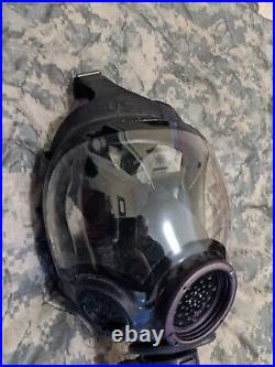 MSA Millennium CBRN 10006233 Riot Control Full Face Respirator Gas Mask Large M
