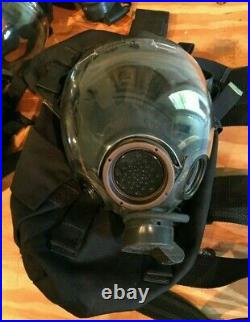 MSA Millennium CBRN Full Face Respirator Gas Mask Complete Kits Large READ Below