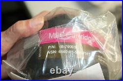 MSA Millennium CBRN Gas Mask Medium with 10 M95 Cartridges (expired but sealed)