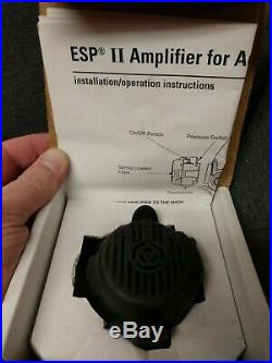 MSA Millennium CBRN Gas Mask Respirator withESPII Amplifier, Filter, Outsert, etc