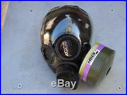 MSA Millennium CBRN Gas Mask withDrink Tube 40mm NATO CBRN Filter Good Thru 6/2024