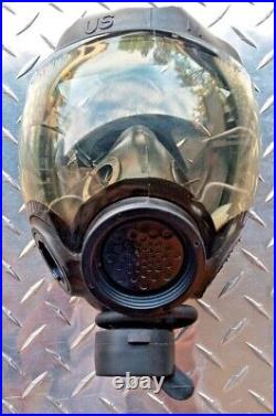 MSA Millennium CBRN Gas Mask withDrinking System Open Box Light Use Size Small