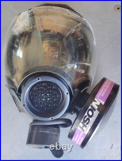 MSA Millennium CBRN/NBC Gas Mask Size Small USED 10051286 Airboss P100 Filter