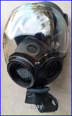 MSA Millennium CBRN/NBC Gas Mask wDrink Tube USED 10051286 Airboss P100 Filter