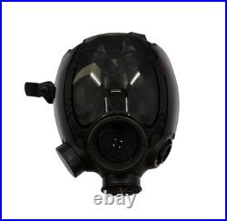 MSA Millennium CBRN Riot Control Gas Mask Respirator Tinted Lens Outsert Medium