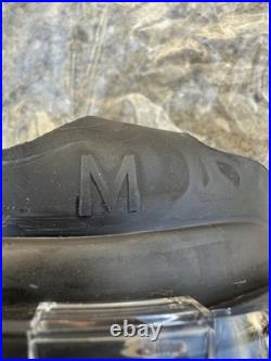 MSA Millennium Full Face Gas Mask CBRN Riot Control with clear outsert, Size M NEW