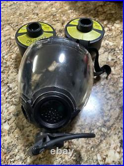 MSA Millennium Full Face Gas Mask CBRN Size Large Respirator Riot Controll