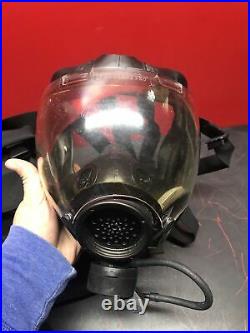MSA Millennium Full Face Gas Mask Size Medium Respirator Riot Control With Bag