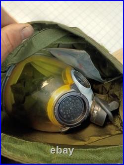 MSA Millennium Full Face Riot Controll Gas Mask CBRN Size Med + 2 new canisters
