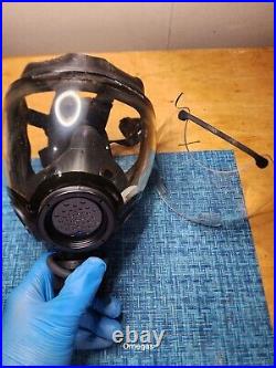 MSA Millennium Large NEVER USED Mask withThigh Rigs and clear shield